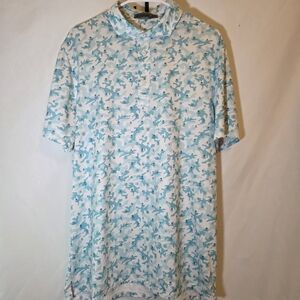 G Force Golf Polo Men's Large Light Blue Polo Shirt #156